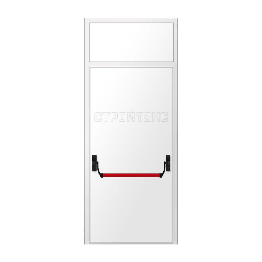 Дверь противопожарная металлическая EIS60 Антипаника с фрамугой