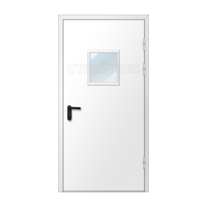 Дверь металлическая рентгенозащитная 1,5 Pb с остеклением