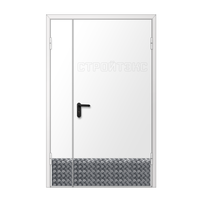 ДПМ-2 EIS60 дверь двупольная с накладкой из алюминия