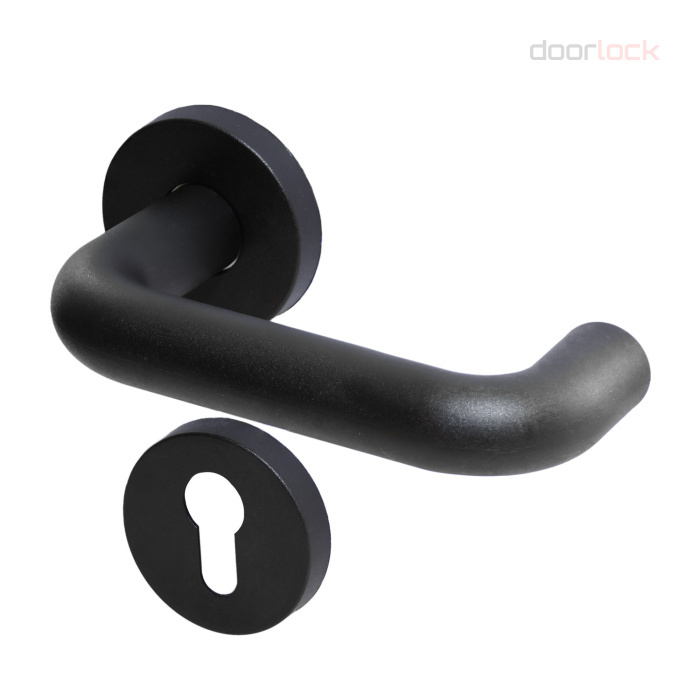Ручка дверная DOORLOCK V S38/F/9/C PZ, черная Ручка дверная DOORLOCK V S38/F/9/C PZ, черная