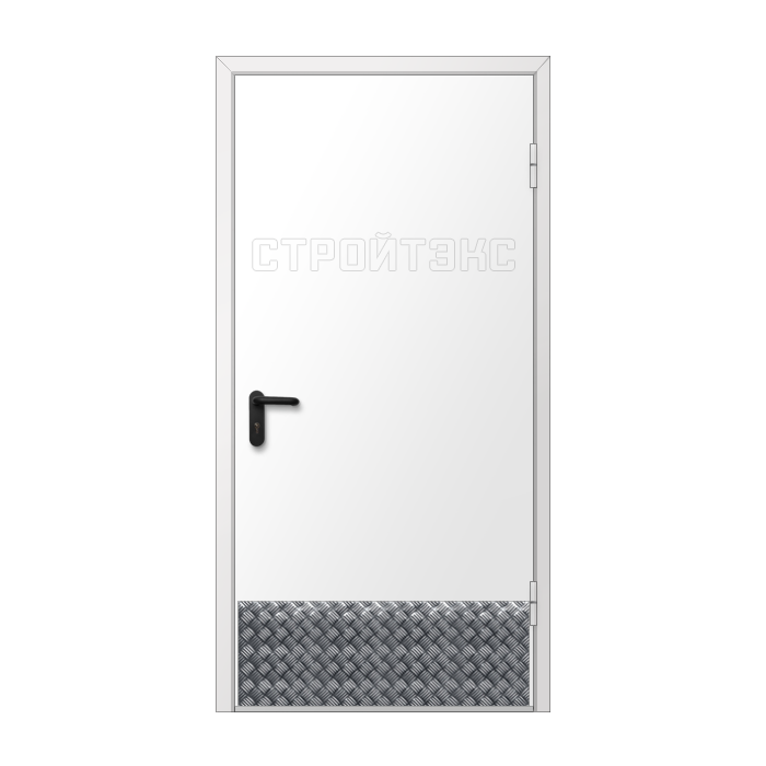 Дверь техническая ДМ-1 с накладкой из алюминия